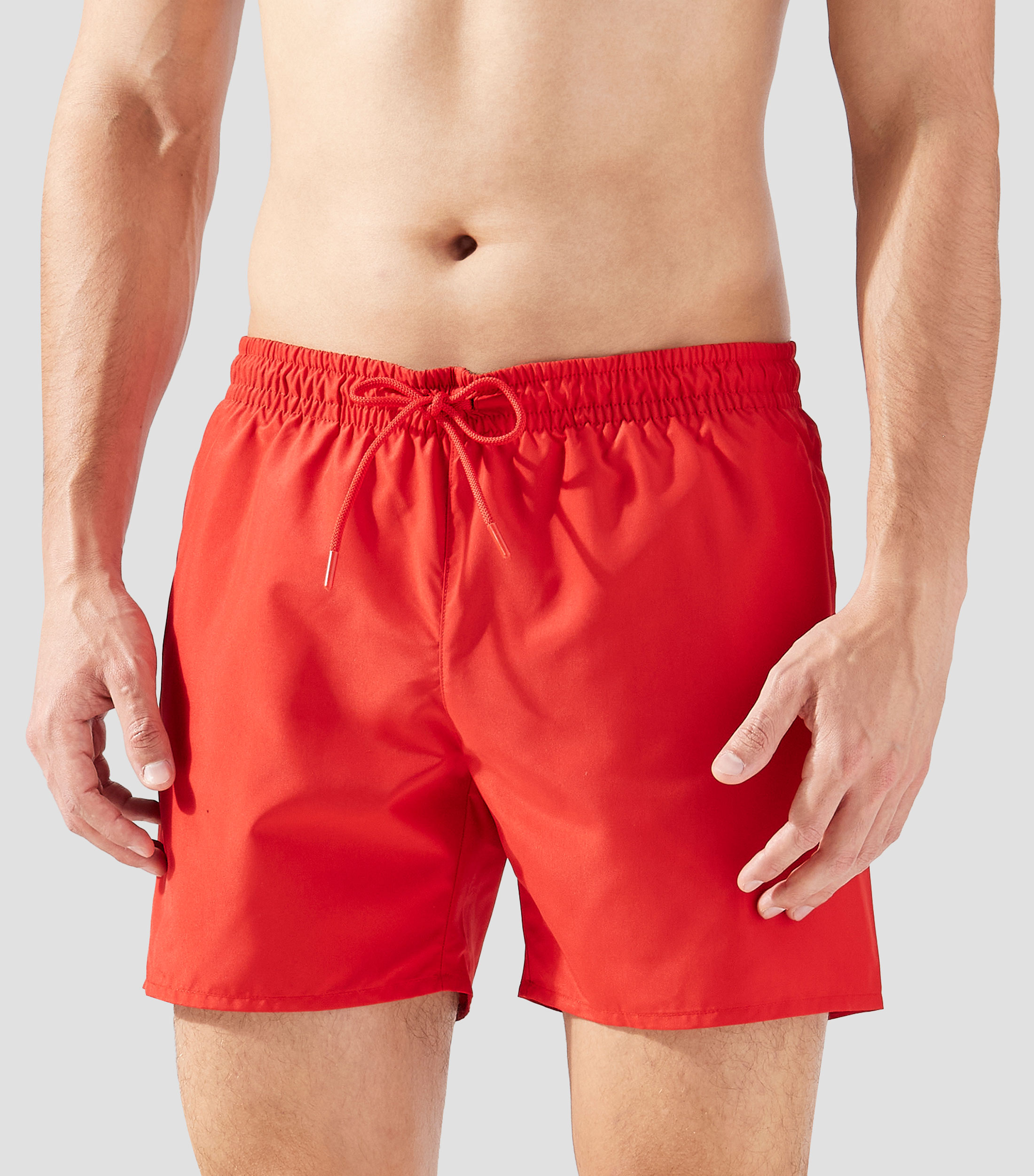 Traje de baño corto liso Hombre